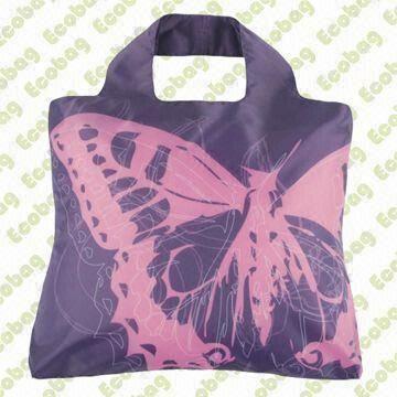 Polyester Foldable Shopping Bag, Animal Planet Bag