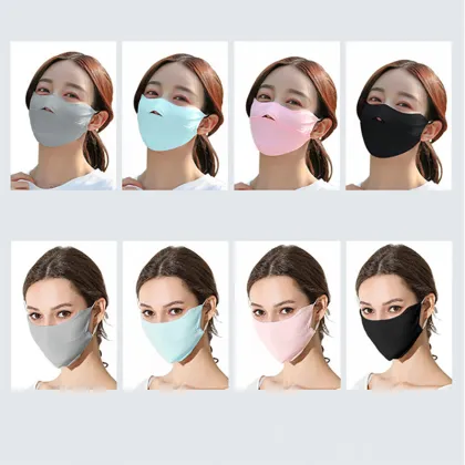 Ice Silk Sun proof Face Mask