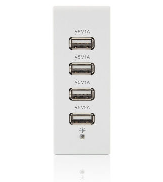 High Amp Multiple Usb Travel Charger Adapter 27w For Samsung Galaxy S4 S3 S2