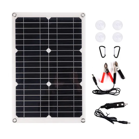 Portable Mini Solar Panel Charger: 12V 20W DC for Car, RV, Boat, Outdoor, Vehicle, Fishing, and Battery Charging