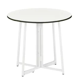 Round folding desk tea table negotiating table easy folding small conference desk
