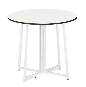 Round folding desk tea table negotiating table easy folding small conference desk