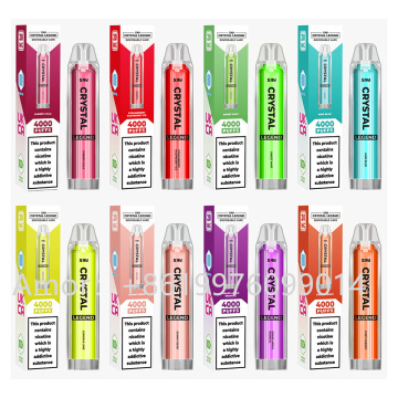 Pack of 10 Crystal Legend 4000 Disposable Vape