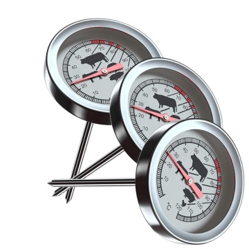 Silverback Stainless Steel Waterproof BBQ Grill Meat Thermometer