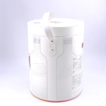 Custom Paper Tube Wine Box with Foam Insert