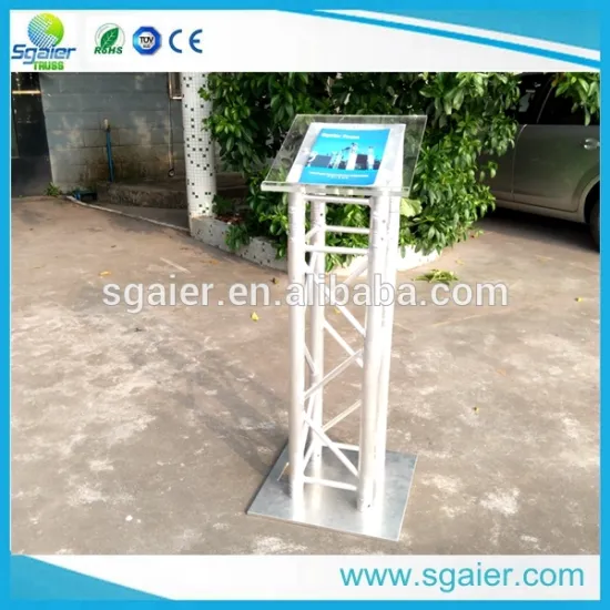 New product cheap aluminum church furniture lectern podium