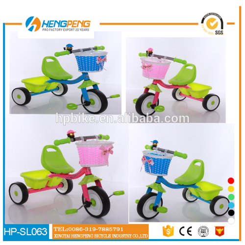 Hoge kwaliteit stalen frame kinderdriewieler voor kinderen met EVA / Air Tyre, goedkope kinderen driewieler, baby driewieler