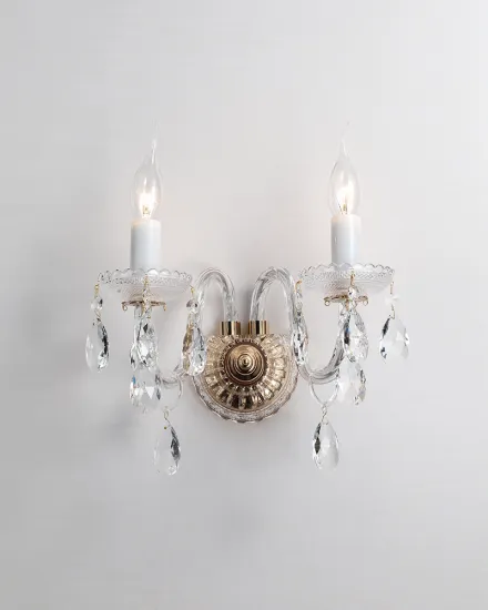 European Style Modern Bedroom Classic Crystal Wall Lamps