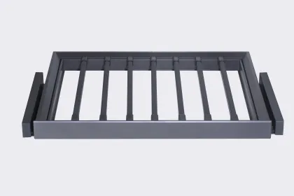 Push-Pull Damping Slide Rail Pants Organizer Rack