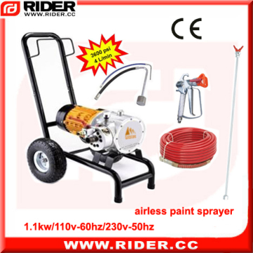 1100W 1.5HP 3600psi Super Power Wall Spray Paint Machine