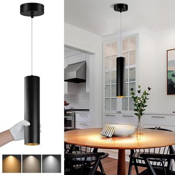 Nordic Simple Living Room Iron Art Lamp: ETL Listed Rustic Fixture for Kitchen Island Chandeliers & Pendant Lights