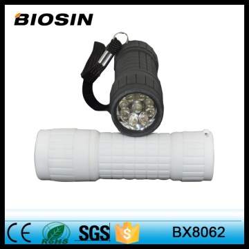 BX8062 Rubberised ABS Plastic torch