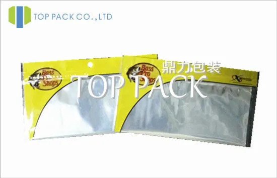 Zipper Fishing Lure Packaging , Printed Aluminum Foil Fish Bait Bag