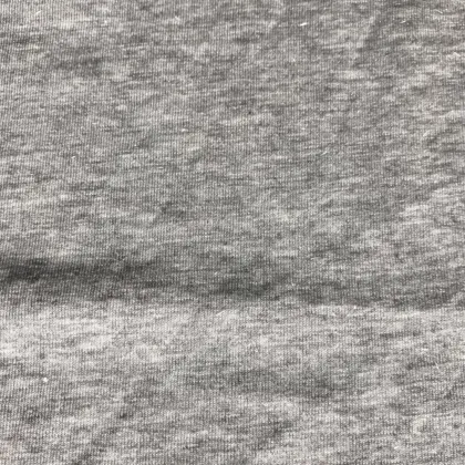 Silver yarn  cotton modal knitting fabric