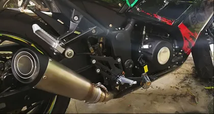 Universal Motorcycle Exhaust System: Racing Silencer for MT07, MT09, and Tracer Sport Bikes