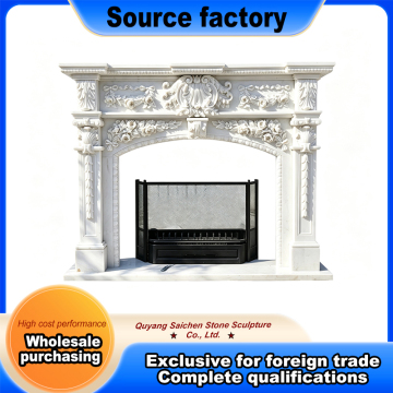 Elegant Natural Stone Fireplace