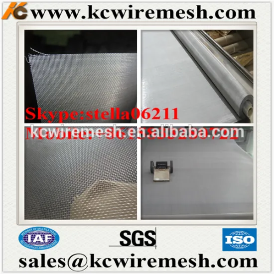Cheap!!!! Kangchen100 -500 mesh Screen Printing Mesh Stainless steel Wire Cloth Woven Manufacture
