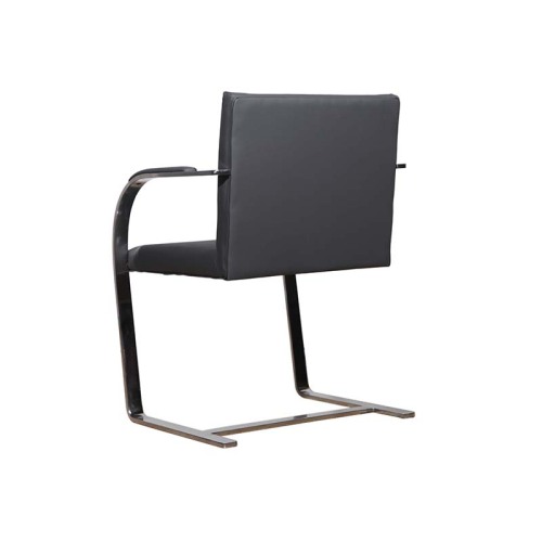 Brno Flat Modern Modern Learher Bar Chair Réplica