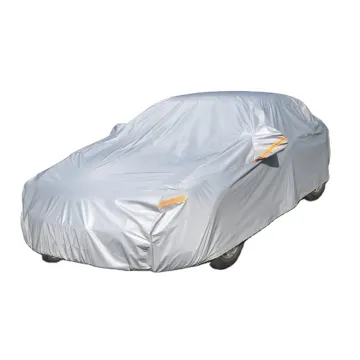Universal car Waterproof Sun Protection Auti-UV Polyester Car Body Cover