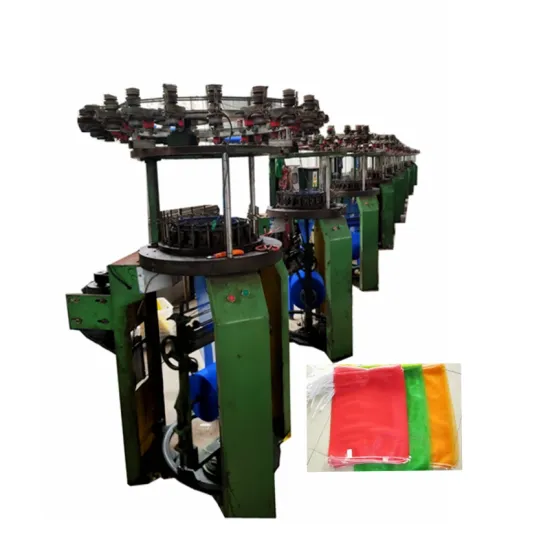 Advanced Fruit Mesh Bag Production with Double Needle Bar Raschel Warp Knitting Machine