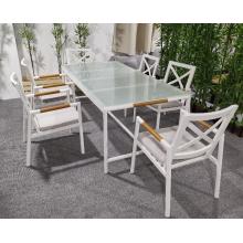 2020 Patio Furniture Powder Dilapisi Dining