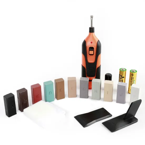 DIY Floor, Table, Door, and Furniture Repair Kit: Tools for Wood and Laminate Restoration with Batteries