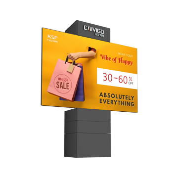 Full Color 360 Degree Rotating LED Display for Creative Outdoor Advertising