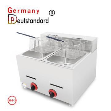 Gas potato deep fryer with good quality