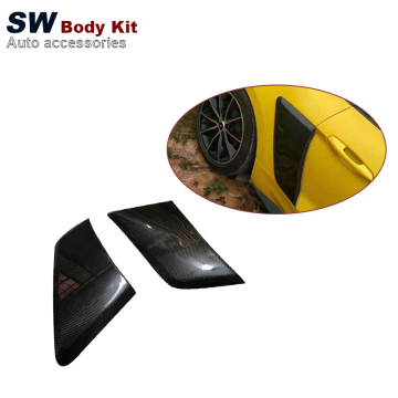 Carbon Fiber Exterior Accessory Door Panel Trim Vents for Ford Mustang GT 2-Door 2015-2017