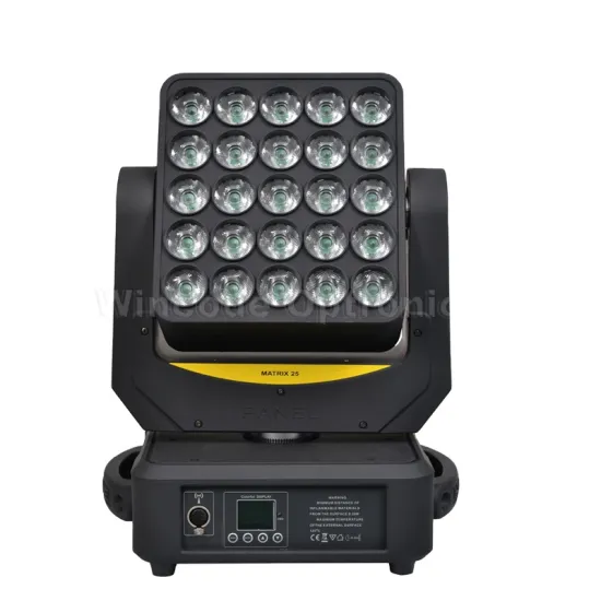 Manufacturer Price Disco DJ Lights DMX 4in1 RGBW 5x5 Matrix LED Light for Stage