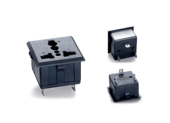 Universal us eu uk au electrical multi socket insert outlet plug