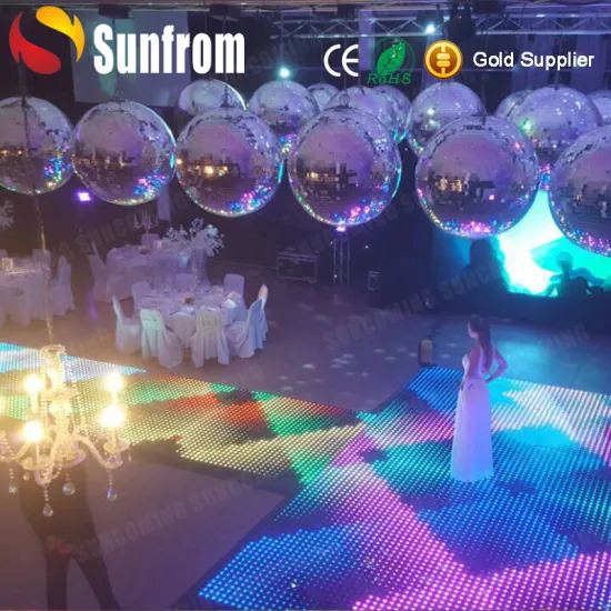 Wired DMX Disco DJ Wedding Dance Floor Tile Lights for Sale