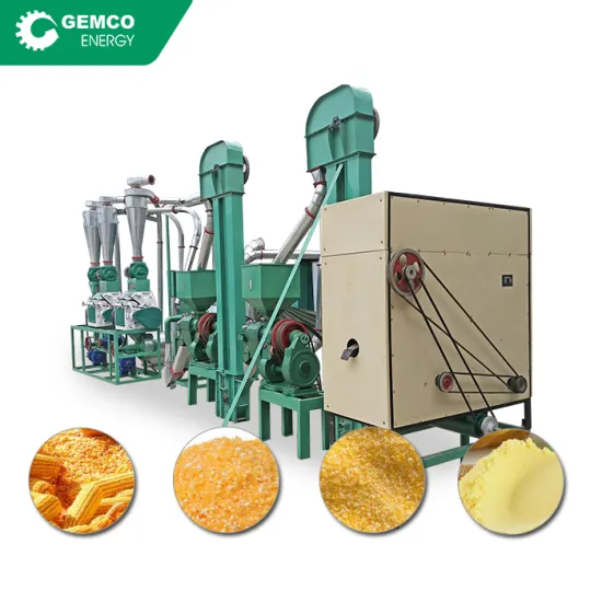 10TPD Small Scale Maize Corn Grits Flour Milling Machine