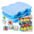 Bandejas de cubo de hielo de silicona personalizadas con tapas