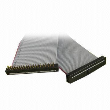 Flat Connector with 2.54mm IDC x DIP Cable, Suitable for Electronics Industries, SGS/CE Approvals