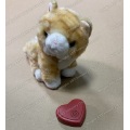 heartbeating box for puppy toy reborn doll vibrationg heart box