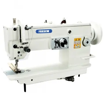 Flat Bed Drop Feed Heavy Duty ZigZag Sewing Machine Large Hook
