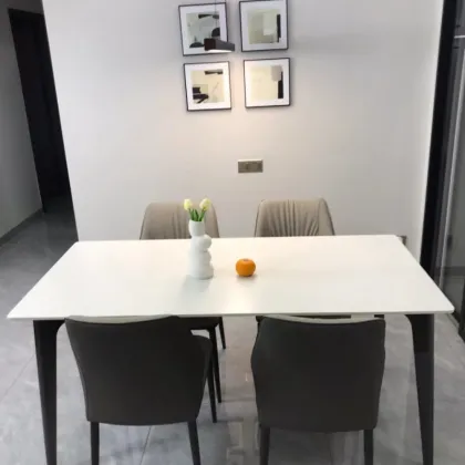 Home dining room long table