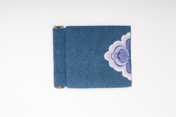 Linen Yi Floral Snap Coin Pouch
