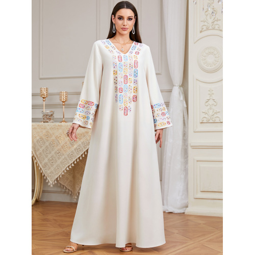 لباس عبای دوزی یقه وی لوکس