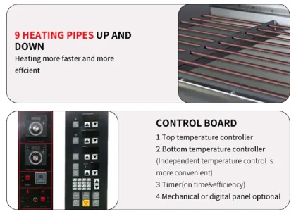 High Efficiency Professional 1 Deck 3 Tray Commercial Electric Oven Bakery Convection Oven Electric Oven for Baking