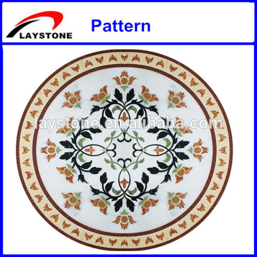 Pretty flower pattern mosaic stone xiamen