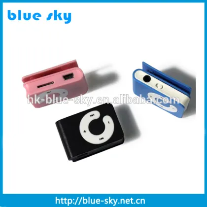 Hot selling mini clip popular cheap mp3 players