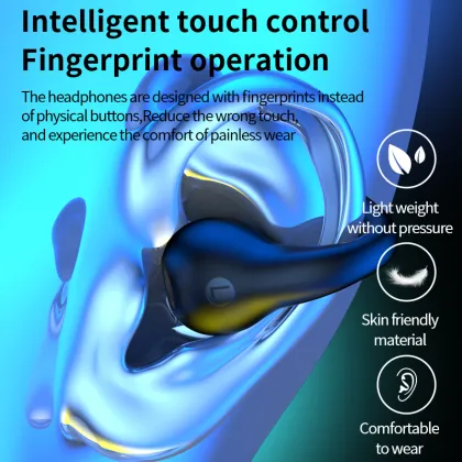 Wholesale Bone Conduction TWS Earbuds: Open Ear Sports Headphones