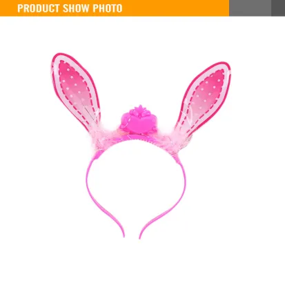 Flashing Kids Decorative Rabbit Ears Pin