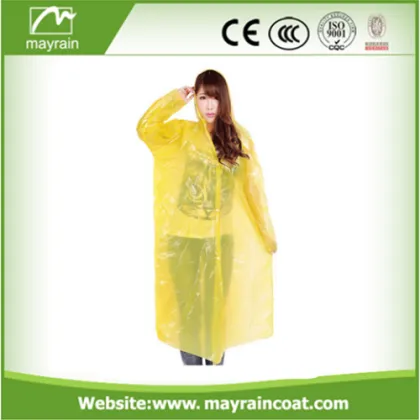 Raincoat PE Disposable Waterproof Raincoat