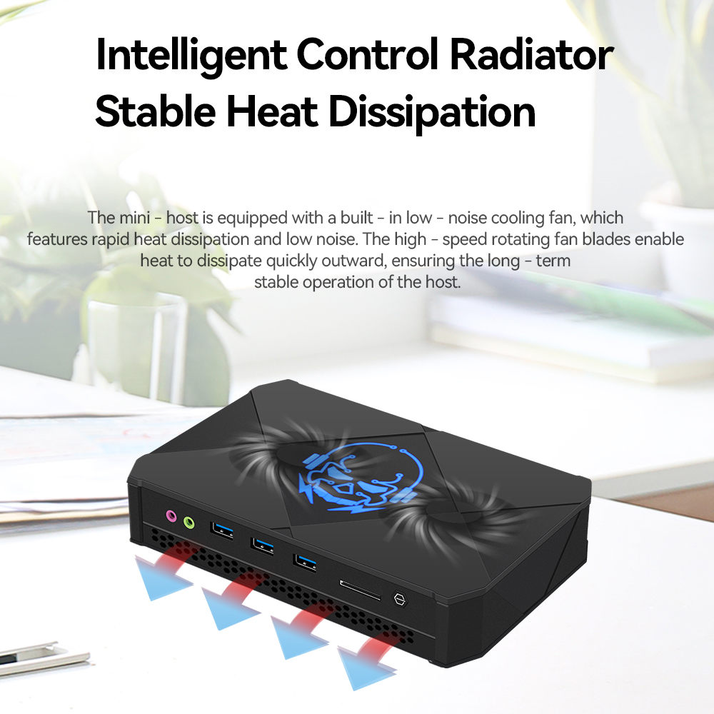 X57 AMD R7 7840HS 2LAN Gaming PC