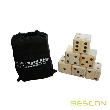 Giant Wooden Dice Set