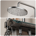 Gun Grey Digital Display Constant Temperature Shower Set