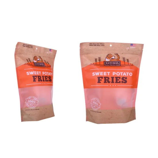 Compostable pet food packing with bottom